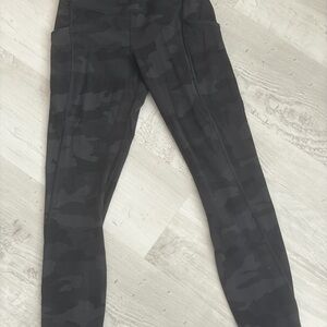 lululemon athletica Black Camo Leggings